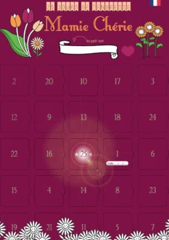 Calendrier mamie 25 jours de tendresse