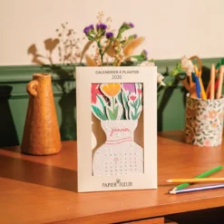 Calendrier à planter 2026 bouquet fleuri