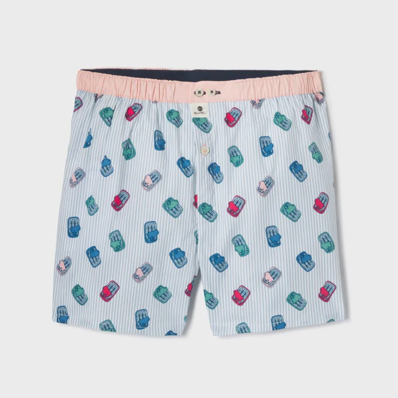 Caleçon en coton biologique sardine S
