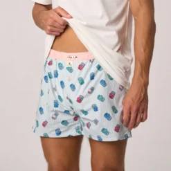 Caleçon en coton biologique sardine S
