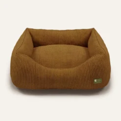 Cama, panier en velours côtelé bronze l