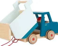 Camion à benne en bois à tirer dès 18 mois