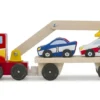 Camion de transport bois grue magnétique