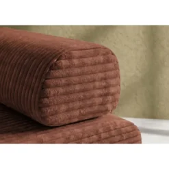 Canapé droit modulable et convertible 3 places - velours côtelé xl Terracotta