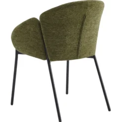 Candice-chaise en tissu luxury kaki (x2)