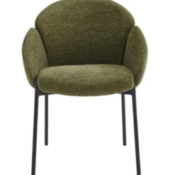 Candice-chaise en tissu luxury kaki (x2)