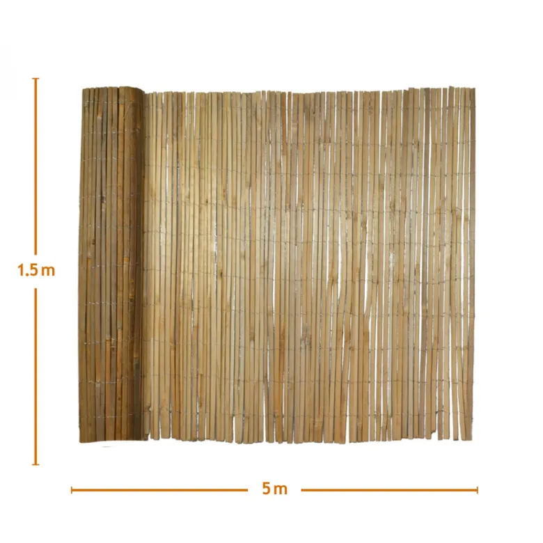 Canisse en bambou refendu - 1.50 x 5 m