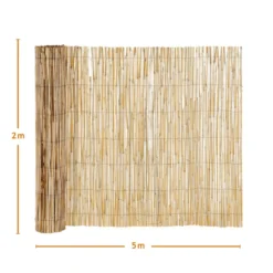 Canisse en roseau fendu 2 x 5 m