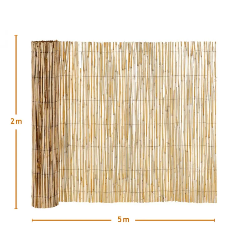 Canisse en roseau fendu 2 x 5 m