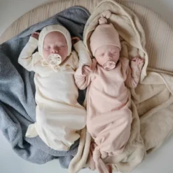 Cape de bain en coton bio fog