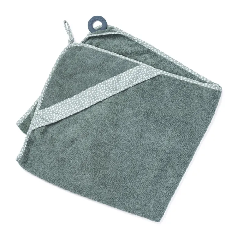 Cape de bain et anneau dentition, green