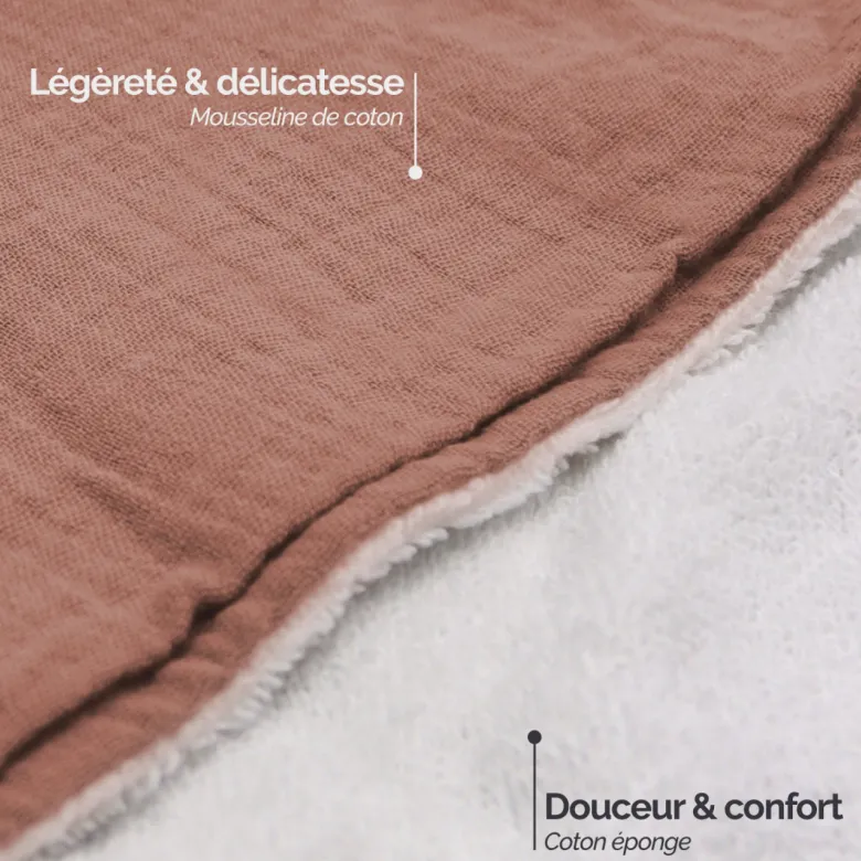 Cape, sortie de bain - 100 x 100 cm