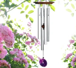 Carillon à vent améthyste