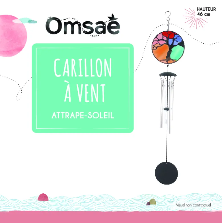 Carillon à vent attrape-soleil arbre vie