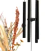 Carillon à vent noir oiseau 77 cm