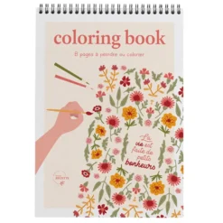 Carnet de coloriage a4 - petits bonheurs