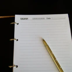 Carnet en bois