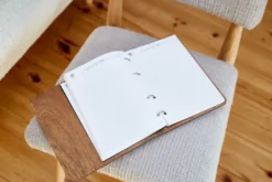 Carnet en bois printemps