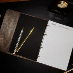 Carnet en bois - Triskel