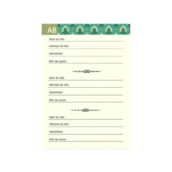 Carnet à mots de passe Hokusaï Gwenaelle Trolez