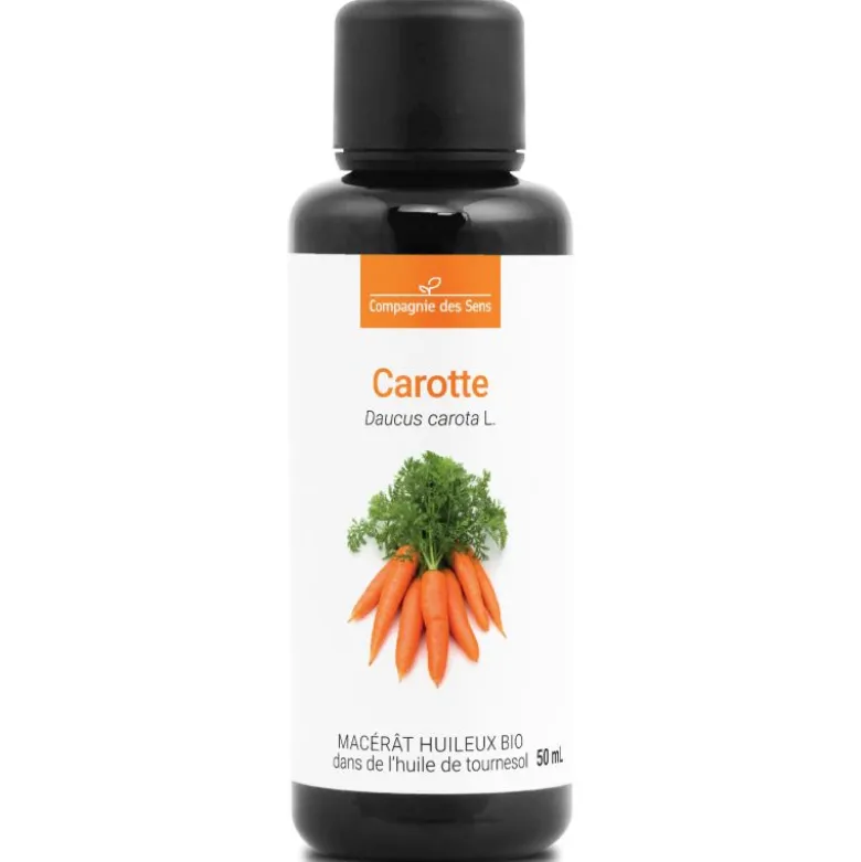 Carotte - macérât huileux bio - 50ml - flacon en verre