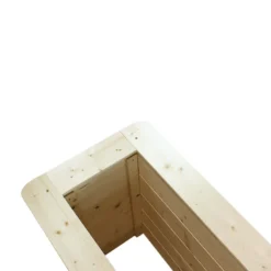 Carre potager exterieur bois - 78x38xh57 cm