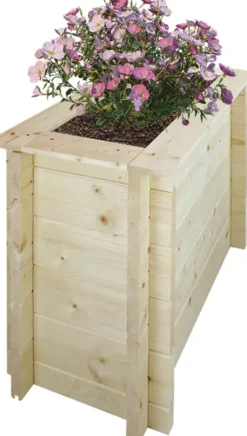 Carre potager exterieur bois - 78x38xh57 cm