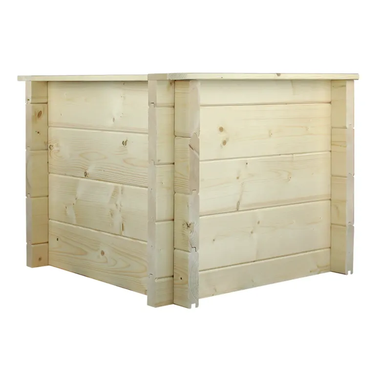 Carre potager exterieur bois - 58x58xh46 cm