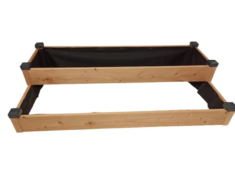 Carré potager bois douglas 126x66x26