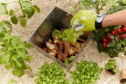 Carré potager bois l120 x l115 x h40