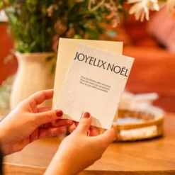 Carte à planter 2026 « joyeux noël »