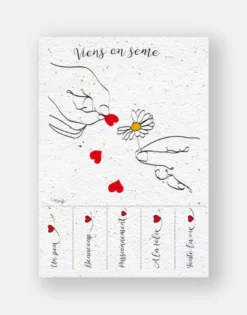 Carte à planter - on sème un peu…