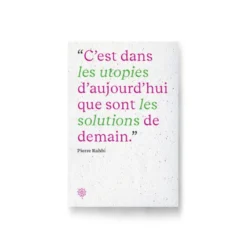 Carte à planter - pierre & les solutions