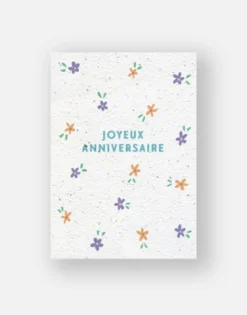 Carte à planter - prairie anniversaire