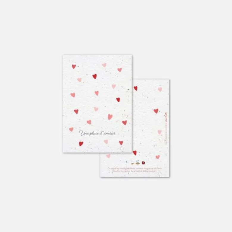 Carte à planter - une pluie d'amour