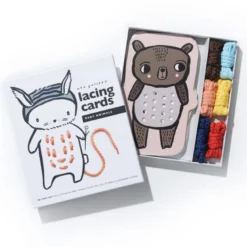 Cartes à lacer bébés animaux
