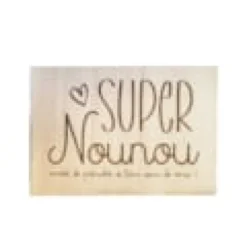 Carte super nounou - merci