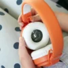 Casque audio orange