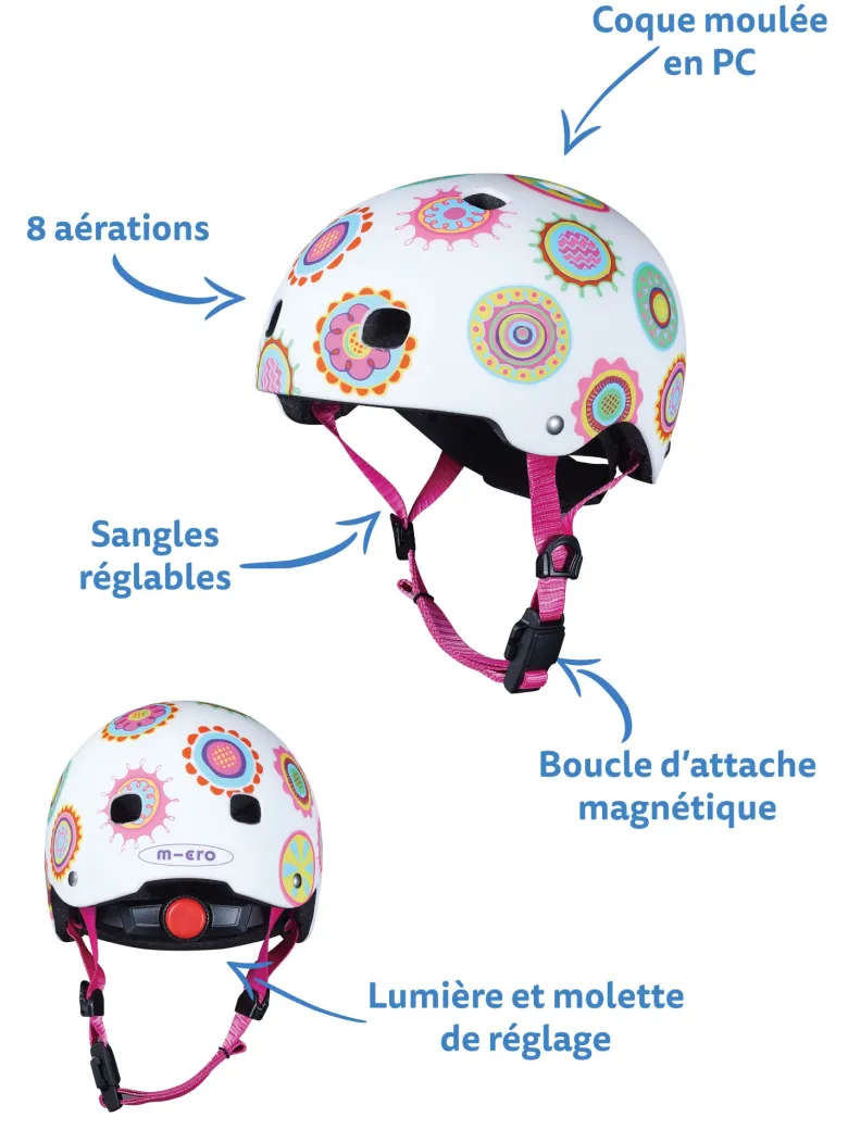 Casque doodle dots