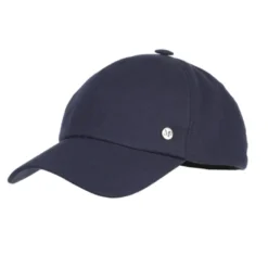 Casquette anti-UV en coton bleu marine 57