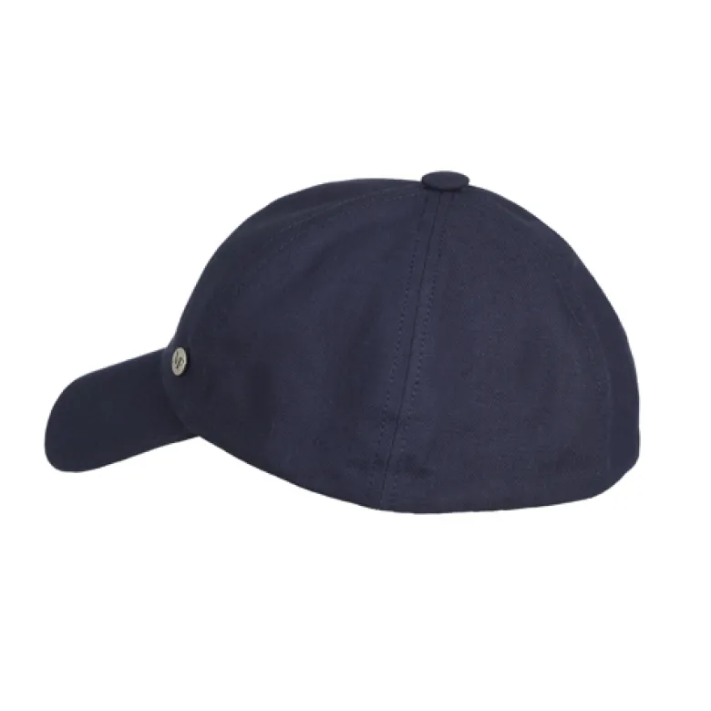 Casquette anti-UV en coton bleu marine 57