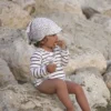 Casquette bandana bébé en bambou elodie