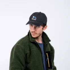 Casquette en coton anthracite