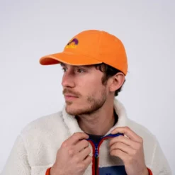 Casquette en coton orange