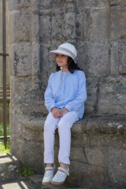 Casquette fille large visière certifiée anti-uv upf50+ et anti-chaleur