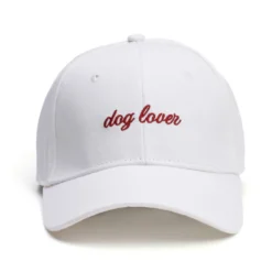Casquette unisexe brodée chien