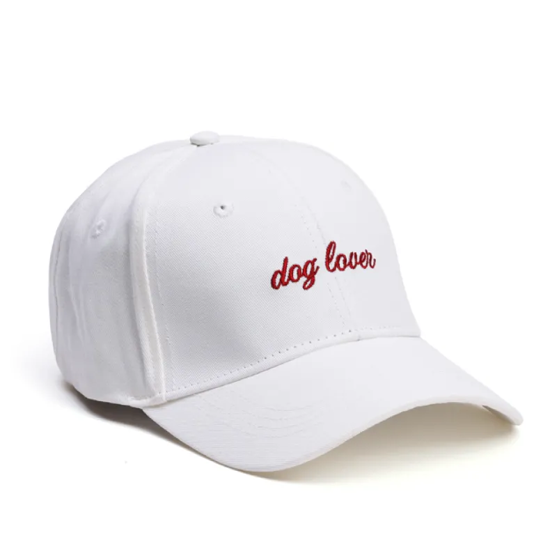 Casquette unisexe brodée chien