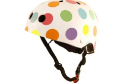 Casque vélo enfant pois pastel small