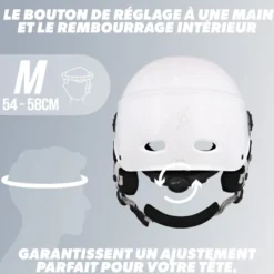 Casque vélo, taille m - blanc
