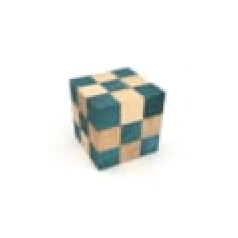 Casse-tête le cube serpent s turquoise
